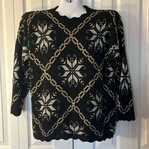 Dana Scott Gold/Silver Sweater